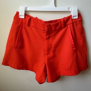 Sophie Rue High Waist Orange Shorts